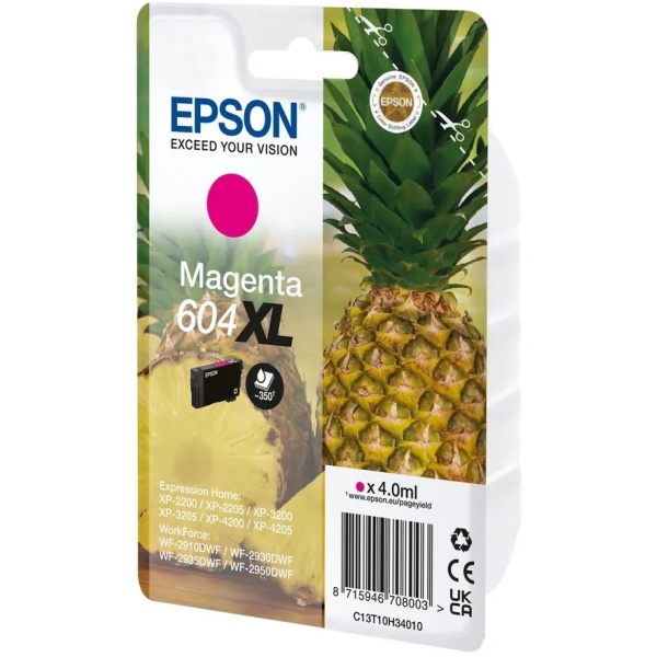 Cartuccia Epson 604XL (C13T10H34010) magenta - B02126