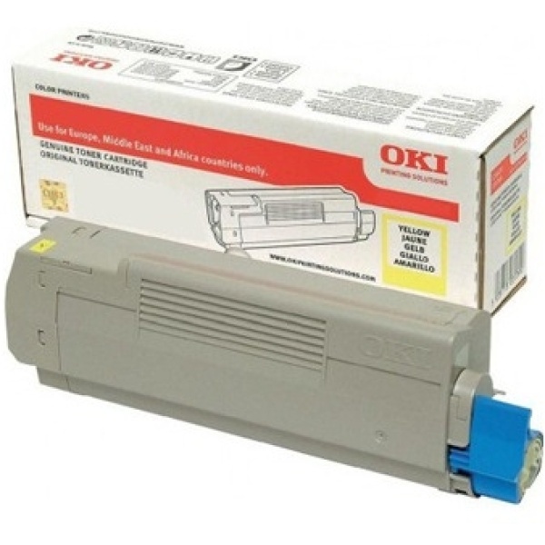 Toner Oki 46507621 giallo - B02129