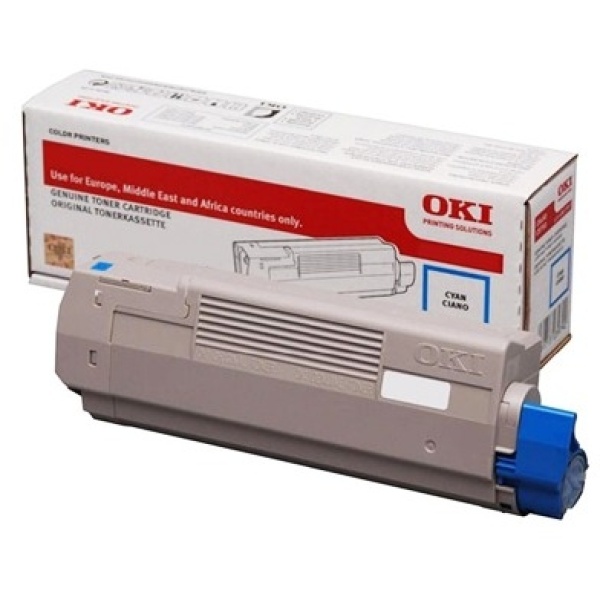 Toner Oki 46507623 ciano - B02135