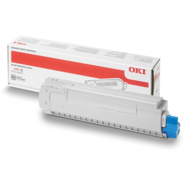 Toner Oki 46490623 ciano - B02165