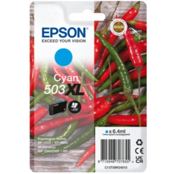 Cartuccia Epson 503XL (C13T09R24010) ciano - B02213