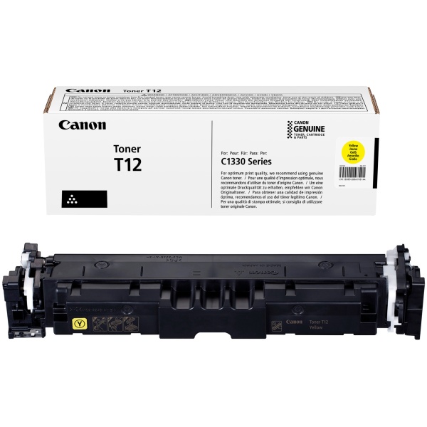 Toner Canon T12 (5095C006AA) giallo - B02217