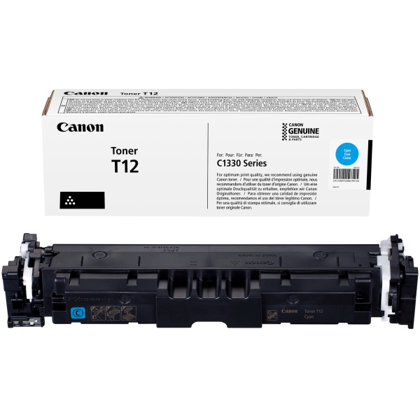 Toner Canon T12 (5097C006AA) ciano - B02220