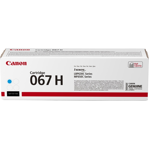 Toner Canon 067H (5105C002) ciano - B02352