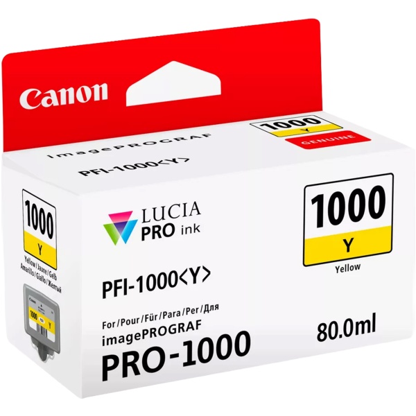 Cartuccia Canon PFI-1100Y (0853C001) giallo - B02397