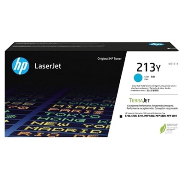 Toner HP 213Y (W2131Y) ciano - B02540