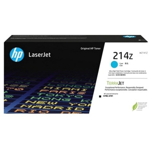 Toner HP 214Z (W2141Z) ciano - B02552