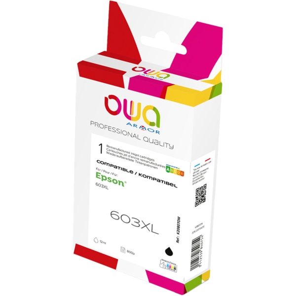 Cartuccia OWA K20807OW nero - B02598
