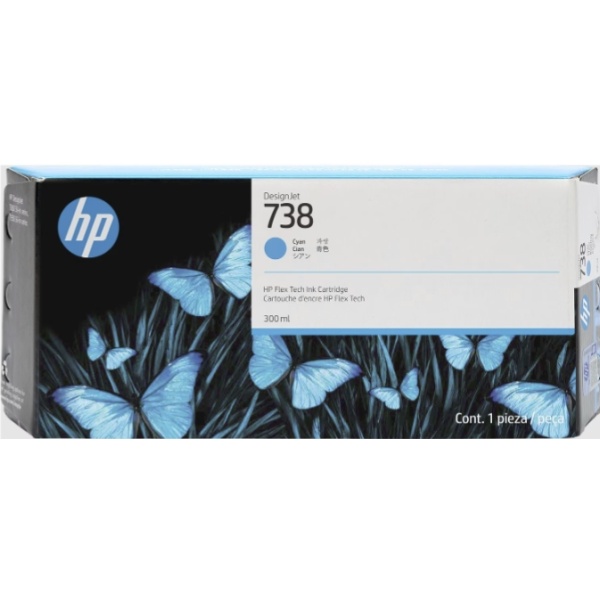 Cartuccia HP 738 (676M6A) ciano - B02820