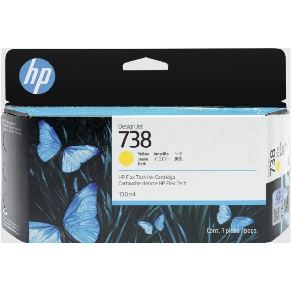 Cartuccia HP 738 (498N7A) giallo - B02900