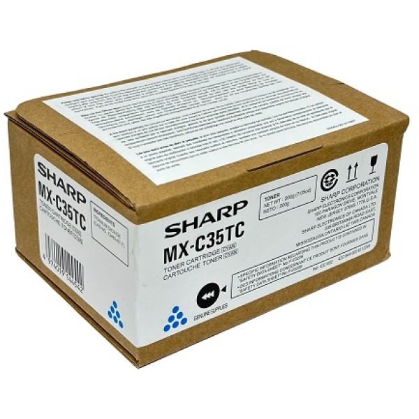 Toner Sharp MX-C35TC ciano - B03025