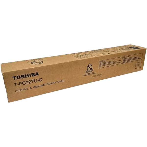 Toner Toshiba T-FC727EC (6AK00000444) ciano - B03059