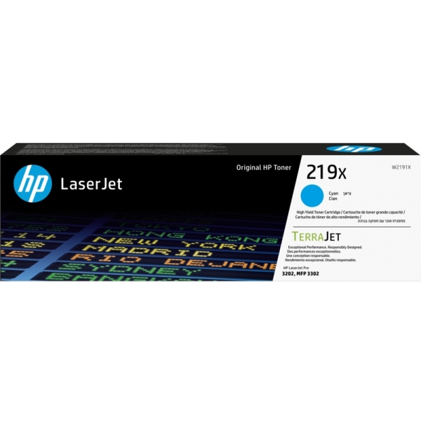 Toner HP 219X (W2191X) ciano - B03093