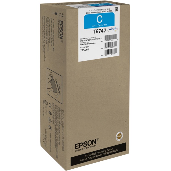 Cartuccia Epson T9742 (C13T974200) ciano - B03256