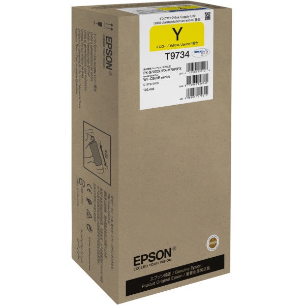 Cartuccia Epson T9734 (C13T973400) giallo - B03262