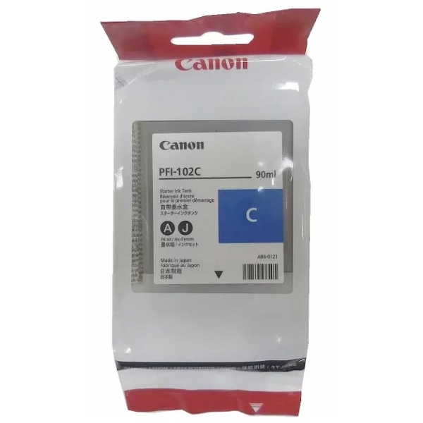 Serbatoio Canon PFI-102C 90 ml (0896B002AB) ciano - B03366