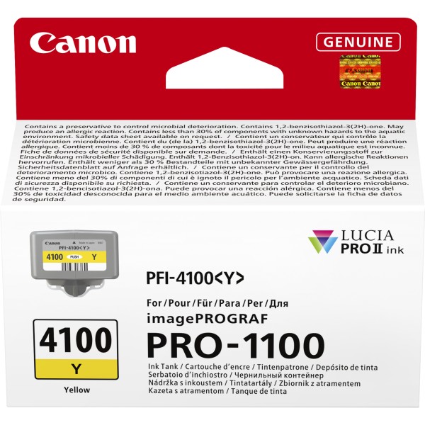 Cartuccia Canon PFI-4100Y (6780C001) giallo - B03416