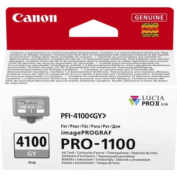 Cartuccia Canon PFI-4100GY (6783C001) grigio - B03533