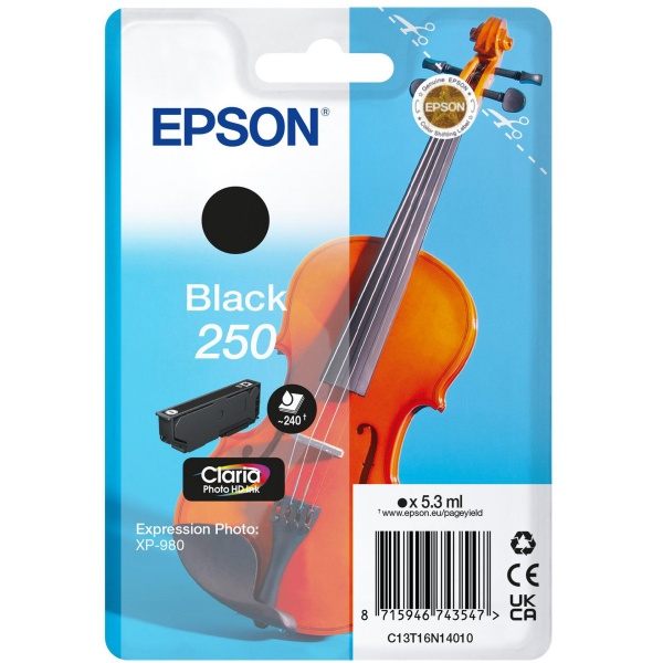 Cartuccia Epson 250 (C13T16N14010) nero - B03646