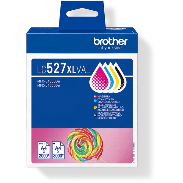 Cartuccia Brother LC527XLVAL n-c-m-g - B03647