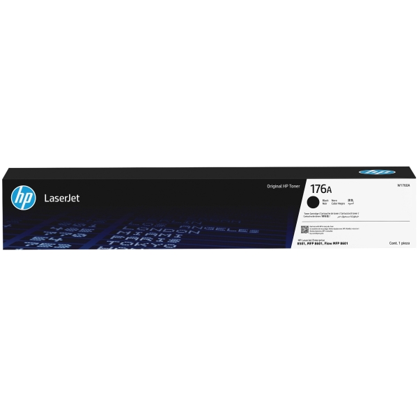 Toner HP 176a (W1760A) nero - B03741