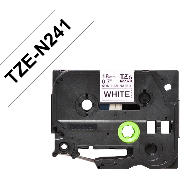 Nastro Brother TZE-N241 nero-bianco - B03744