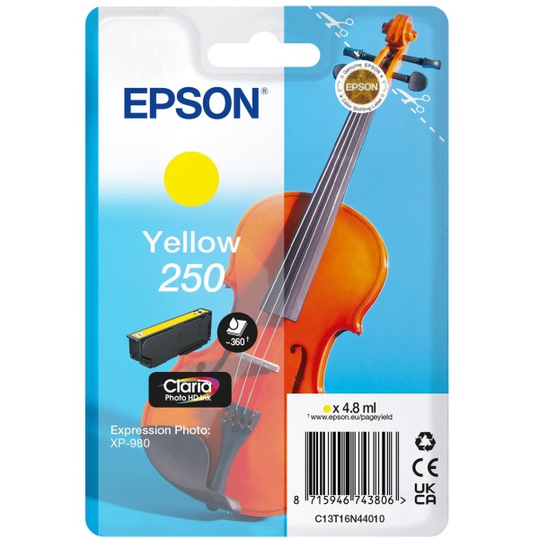Cartuccia Epson 250 (C13T16N44010) giallo - B03759
