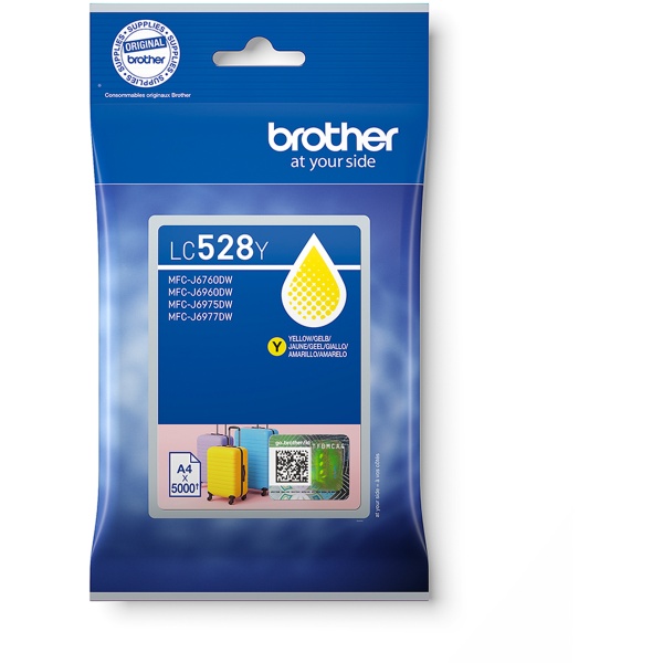 Cartuccia Brother LC528Y giallo - B03833