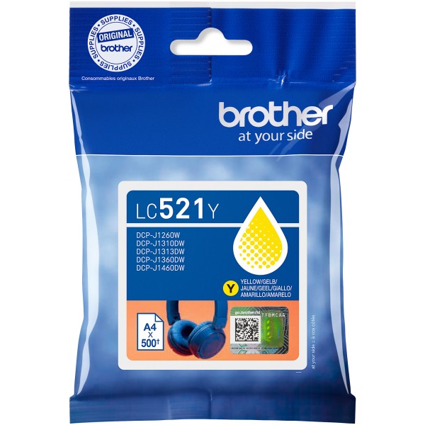Cartuccia Brother LC-521C ciano - B03919