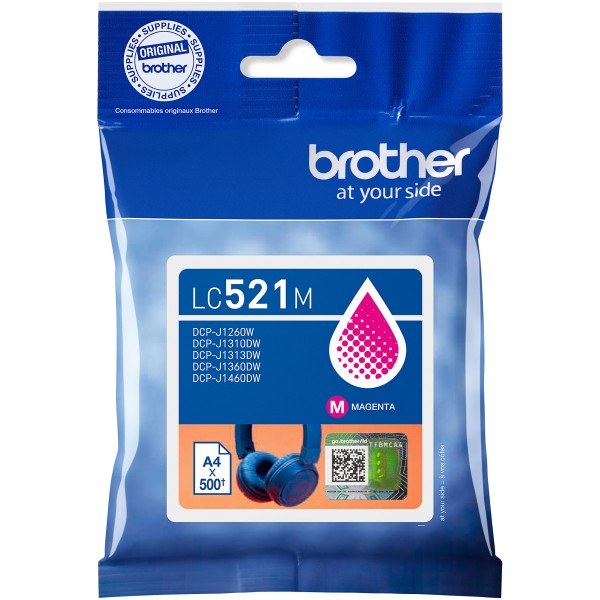 Cartuccia Brother LC-521Y giallo - B03921