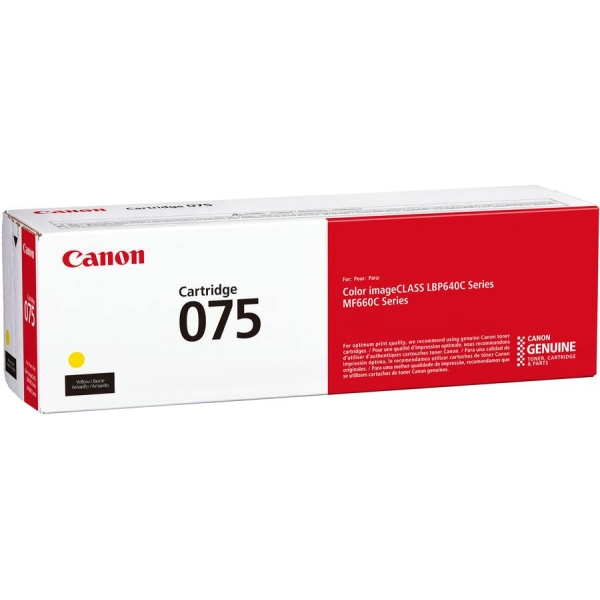 Toner Canon 075 (6362C002) giallo - B03927