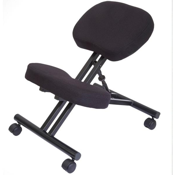 Minneapolis Sgabello ergonomico in metallo verniciato nero - F2913  - D01510