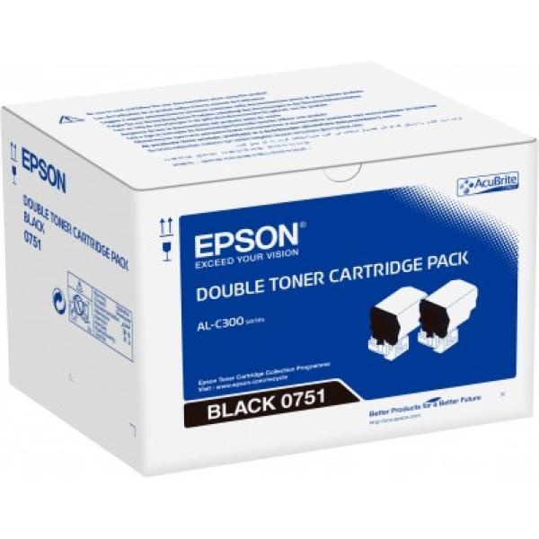 Toner Epson AL-C300 (C13S050751) nero - D01611