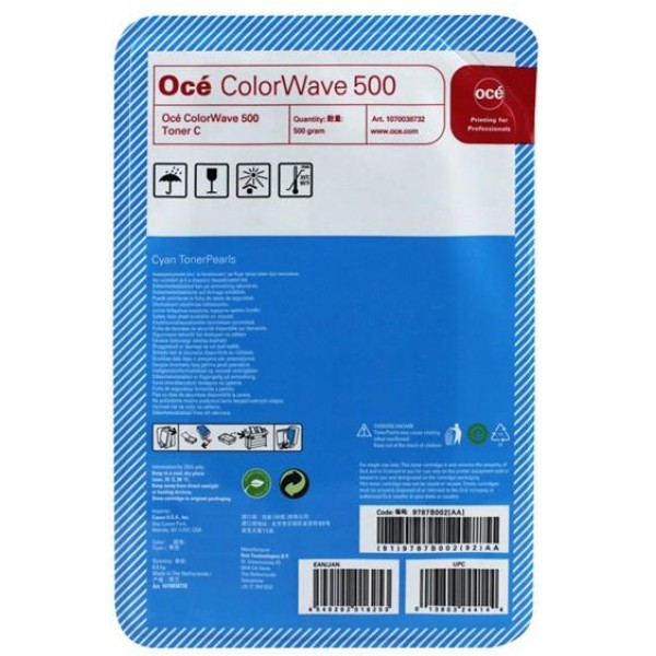 Toner Canon Océ ColorWave 500 (9787B002AA) ciano - D01634
