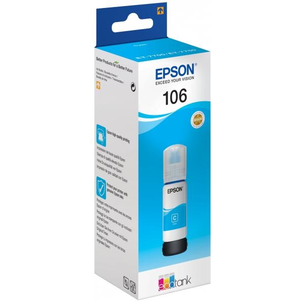 Serbatoio Epson 106 (C13T00R240) ciano - D01993