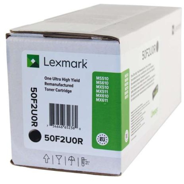 Toner Lexmark 502UE (50F2U0R) nero - D02084