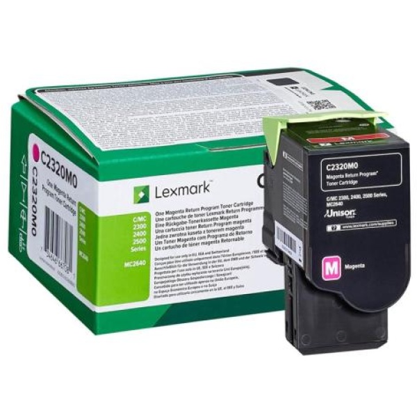 Toner Lexmark C2320M0 magenta - D02104