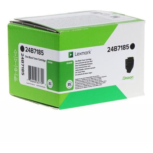 Toner Lexmark 24B7185 nero - D02289