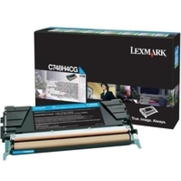 Toner Lexmark C748H3CG ciano - D02311
