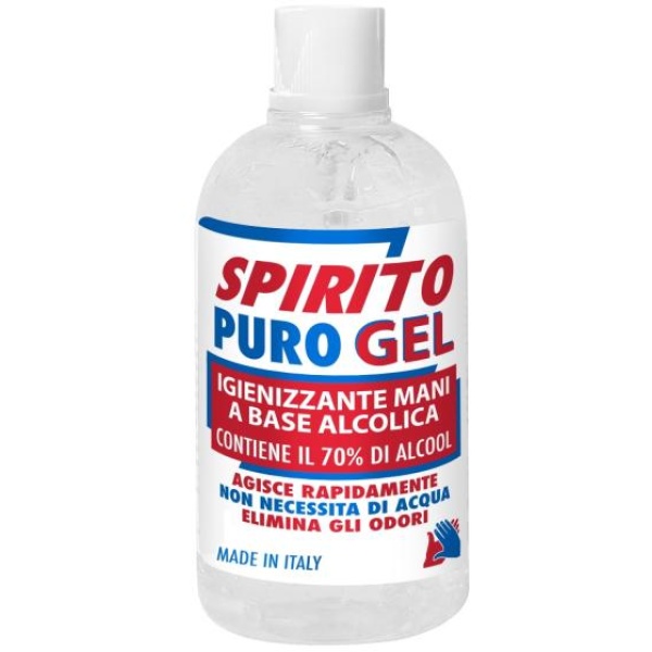 Gel Igienizzante mani Spirito Puro alcool 70% 500ml - D02423