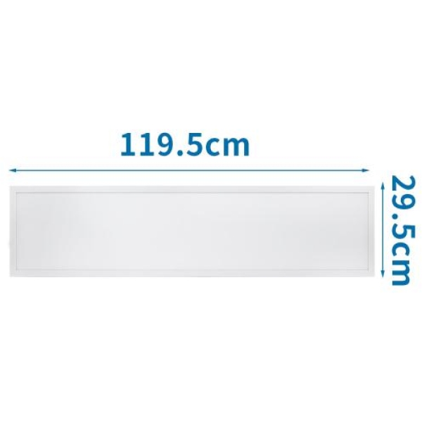 Pannello luminoso LED  40w 4000k (dimensioni: 295*1195*9mm) telaio bianco latte - 100300QNZ - D02560