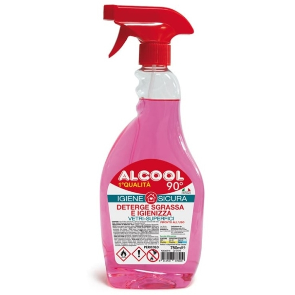 Alcool etilico denaturato  90% spray 750 ml - D07289