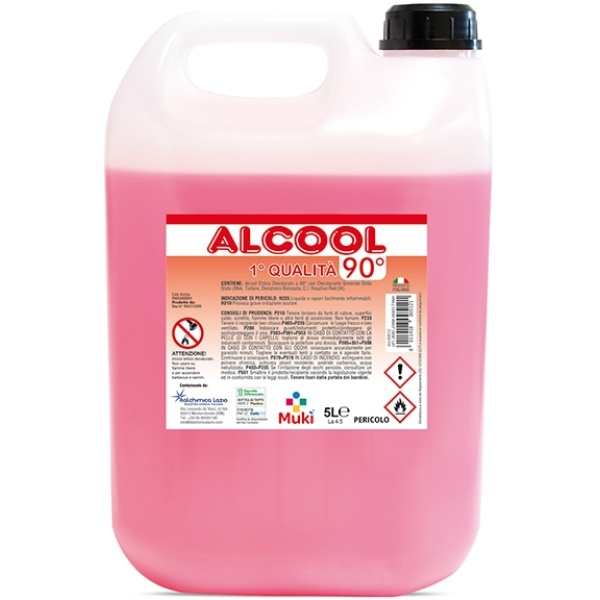 Alcool etilico denaturato  90% 5 Litri - D07292