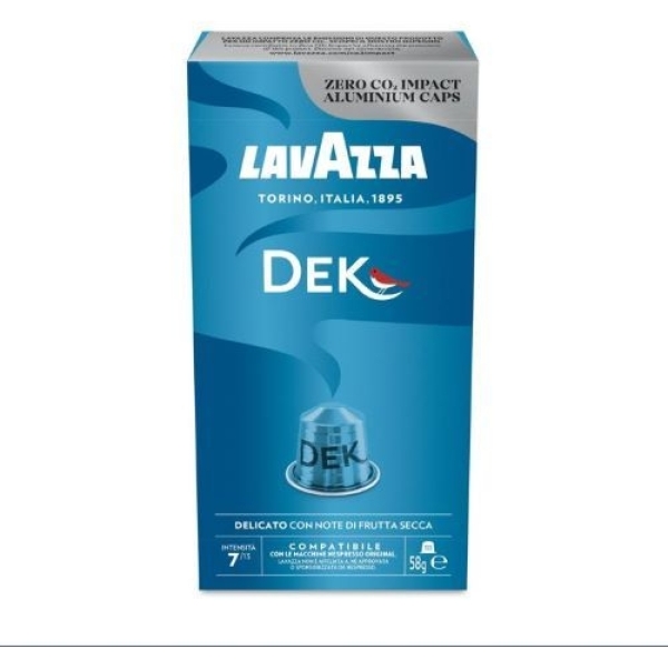 Capsule caffè Lavazza gusto Decaffeinato in alluminio compatibile Nespresso - 7003 - D08633