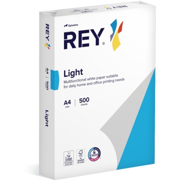 Carta A4 REY per fotocopie 75 gr in Risme da 500 fogli (Conf. 5)
