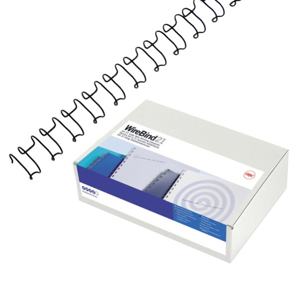 Scatola 100 dorsi spirale metallo 12mm argento 21 anelli ibiwire - O00706