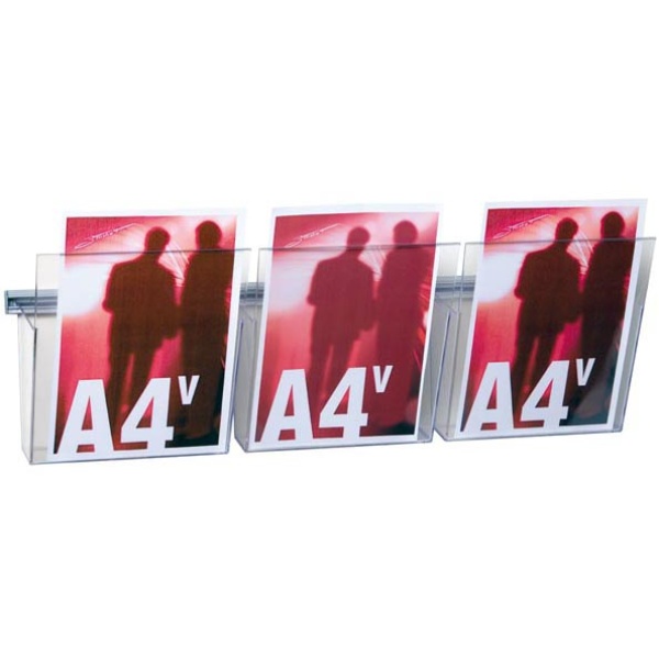 Kit vision A4 l75cm con 3 tasche A4 trasparenti - O00928