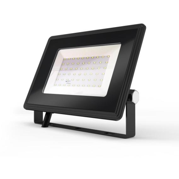 Faro proiettore LED slim a largo fascio luminoso 50w 6400k pressofusione - 100501QIV - O01193