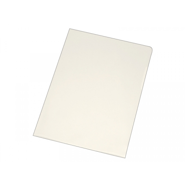 Cartellina a L Q-Connect ppl ecologico trasparente opaco Confezione da 100 pezzi - KF00310 - P00040