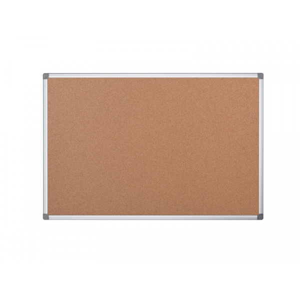 Pannello in sughero Q-Connect 120x90 cm con cornice in legno - CA0516170 - P01066
